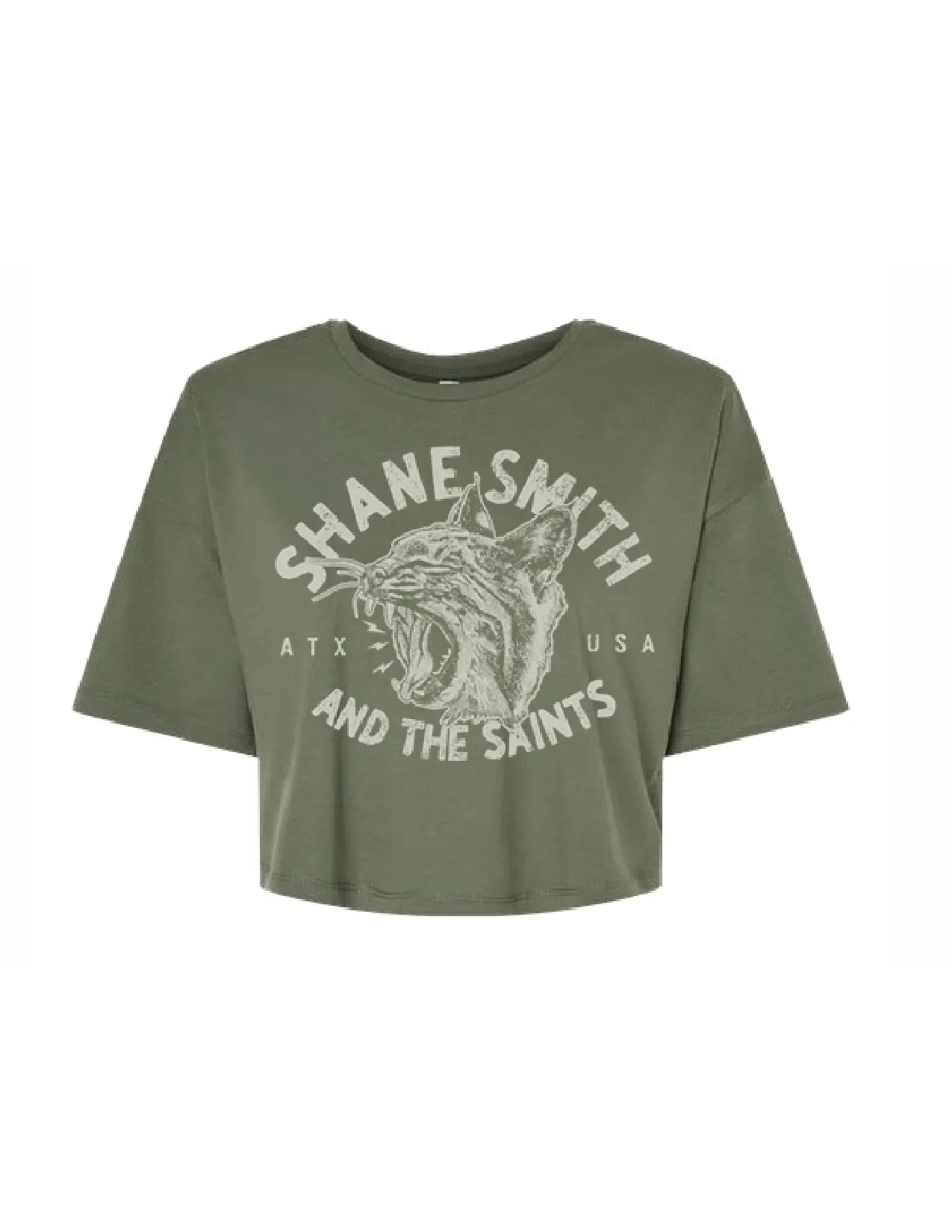 Bobcat Crop Tee - 2 colors