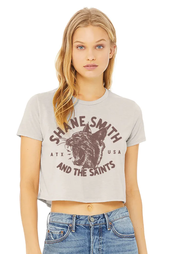 Bobcat Crop Tee - 2 colors