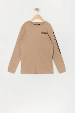 Boys Skateboard Graphic Long Sleeve Top