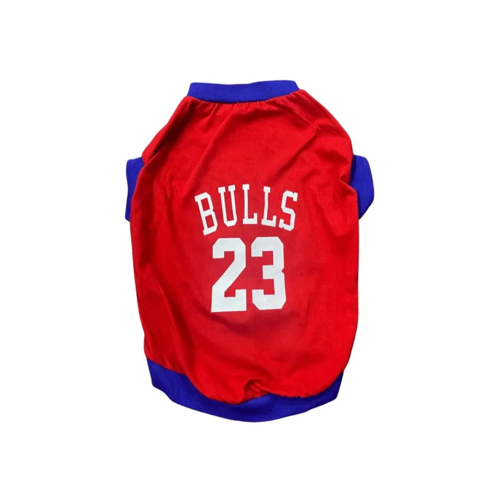 Bulls 23 Jersey Dog T-Shirt