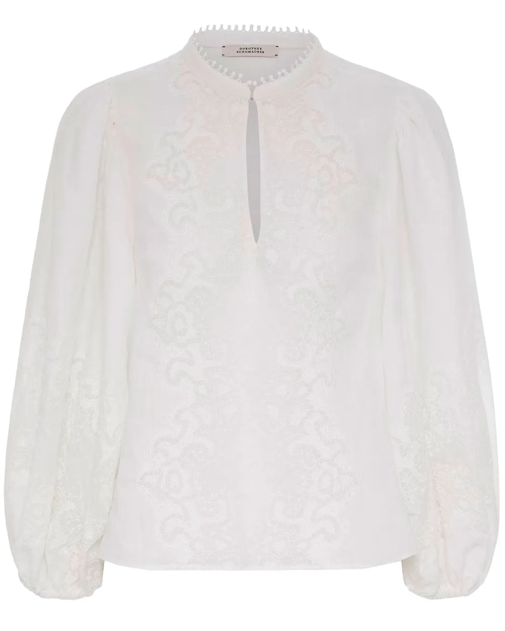 Camellia White Delicate Transparencies Blouse