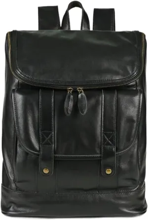 Computers Bags Mens Backpacks Genuine Leather Laptop Bags Casual Daypack Briefcases Luggage Travel Bags 16.5Inch