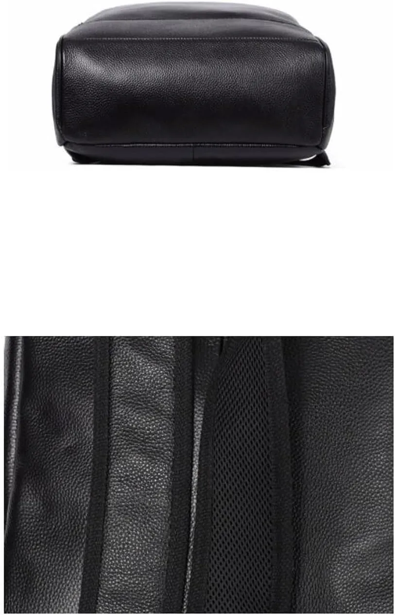 Computers Bags Mens Backpacks Genuine Leather Laptop Bags Casual Daypack Briefcases Luggage Travel Bags