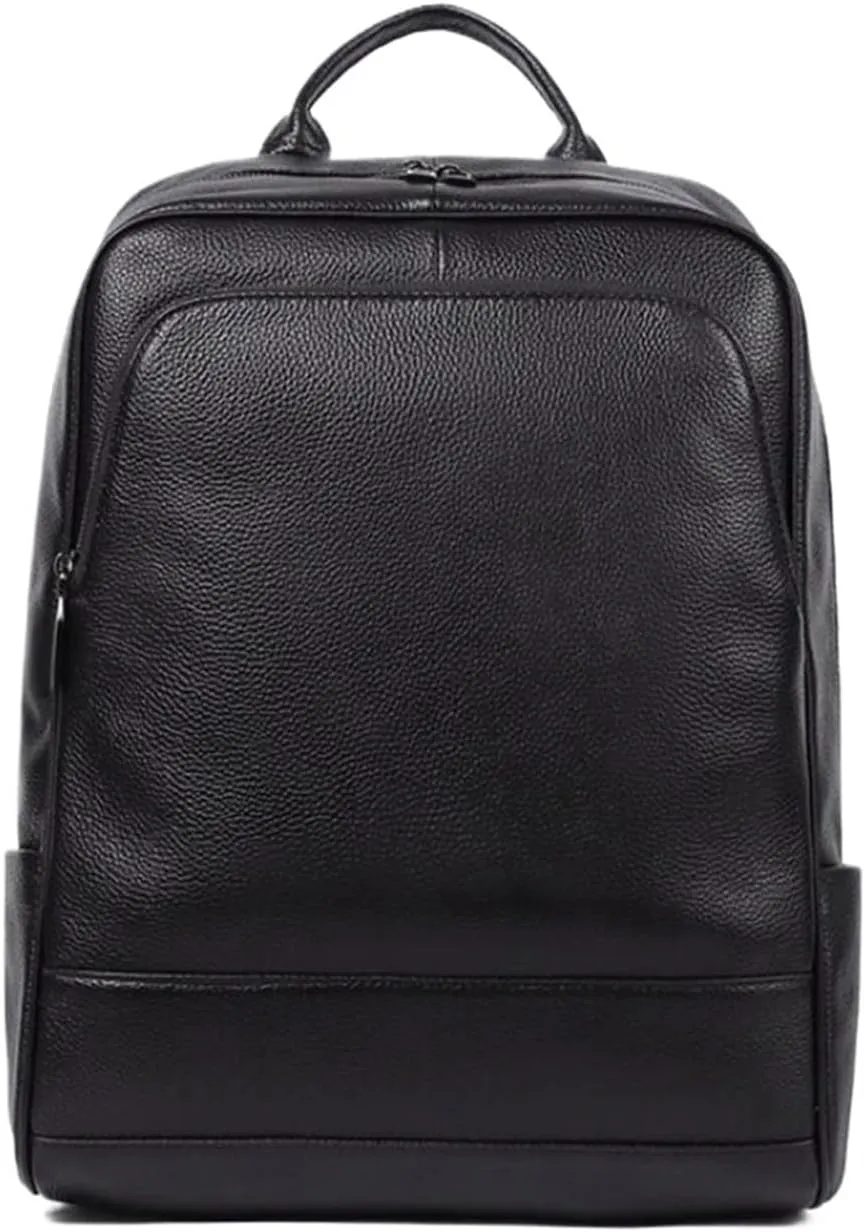 Computers Bags Mens Backpacks Genuine Leather Laptop Bags Casual Daypack Briefcases Luggage Travel Bags