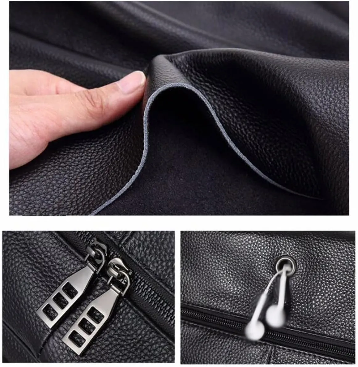 Computers Bags Mens Backpacks Genuine Leather Laptop Bags Casual Daypack Briefcases Luggage Travel Bags