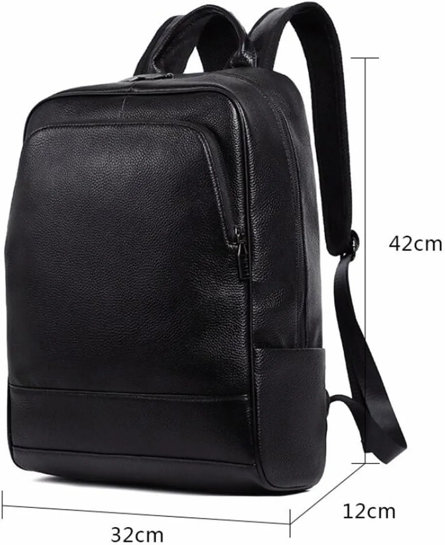 Computers Bags Mens Backpacks Genuine Leather Laptop Bags Casual Daypack Briefcases Luggage Travel Bags