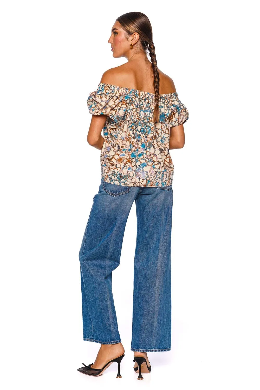 Cora Ibis Puffed Sleeve Top