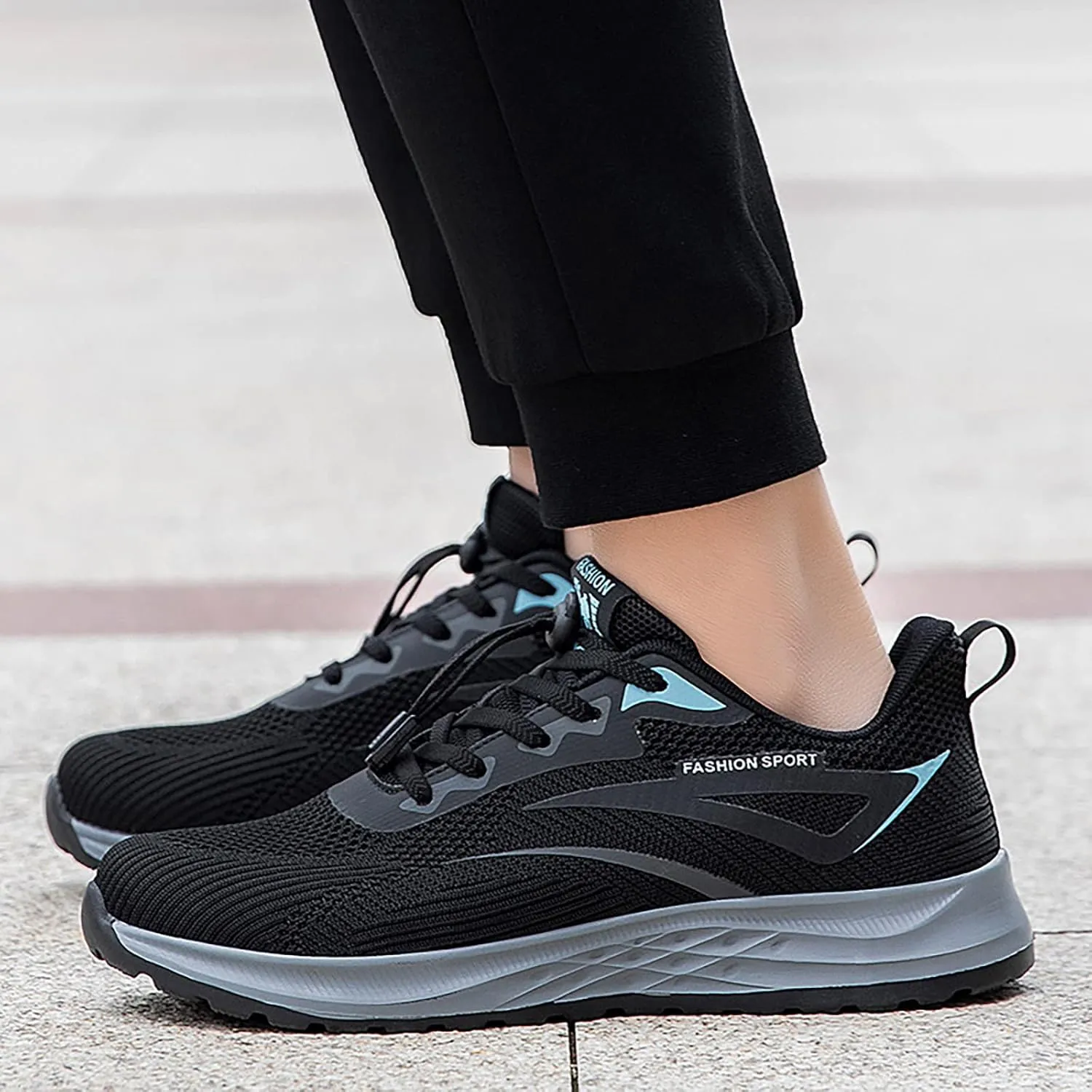 Couple Men's Spring and Summer New Non Slip Walking Fashion Light Shoes Middle and Elderly Men's Go Walk Max Sneaker
