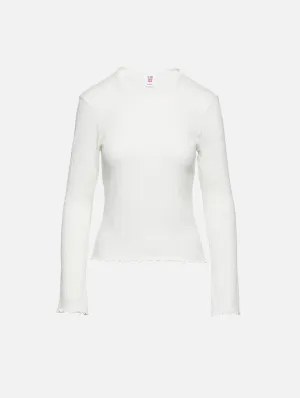 Crinkle Bell Long Sleeve Top