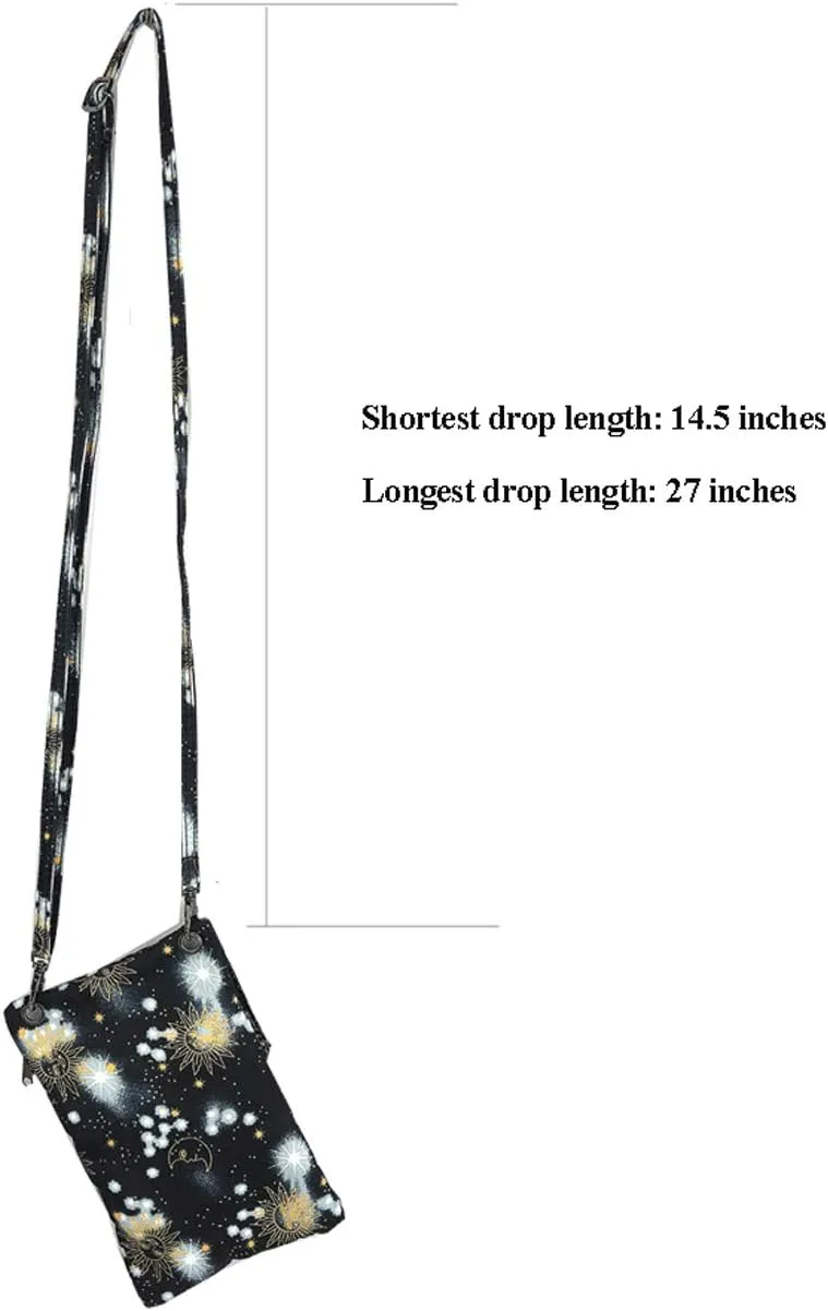 Crossbody Phone Bag Purse RFID Blocking Passport Travel Neck Wallet for Women