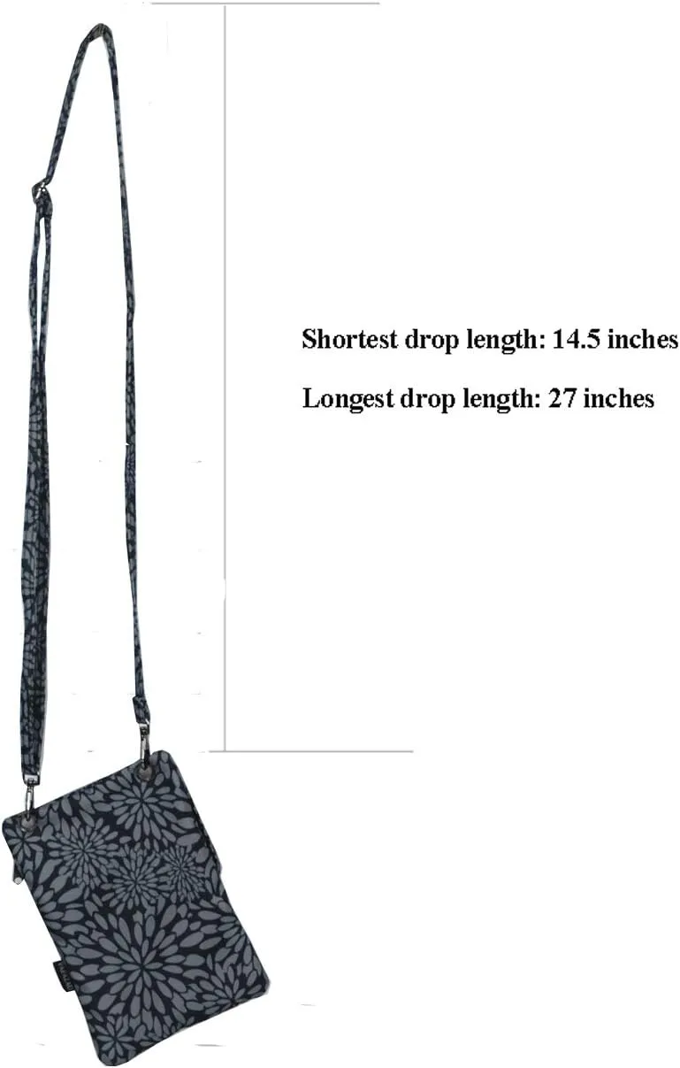 Crossbody Phone Bag Purse RFID Blocking Passport Travel Neck Wallet for Women
