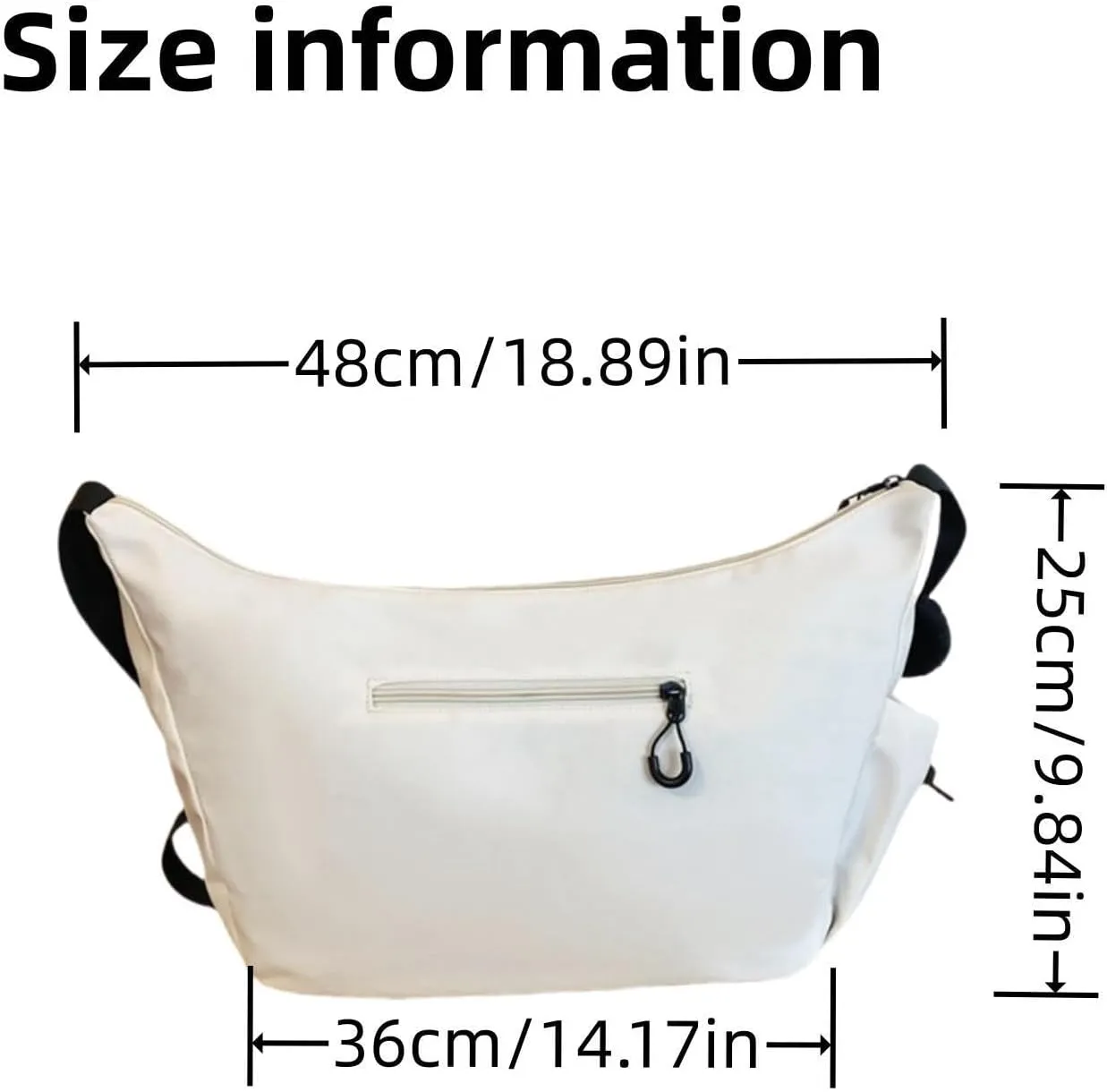 Dallaswind Large Capacity Messenger Canvas Bag, Dallaswind Large Crossbody Bag Shoulder Purse, Vintage Canvas Satchel