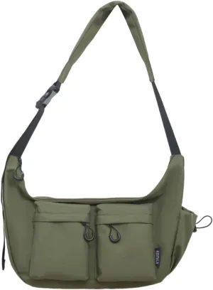 Dallaswind Large Capacity Messenger Canvas Bag, Dallaswind Large Crossbody Bag Shoulder Purse, Vintage Canvas Satchel