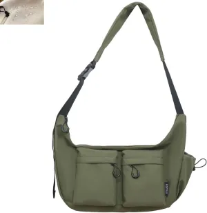 Dallaswind Large Capacity Vintage Canvas Messenger Crossbody Satchel Bag