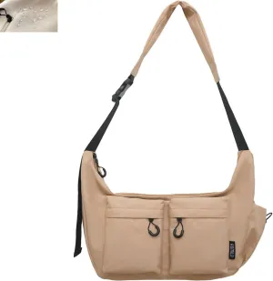 Dallaswind Large Capacity Vintage Canvas Messenger Crossbody Satchel Bag