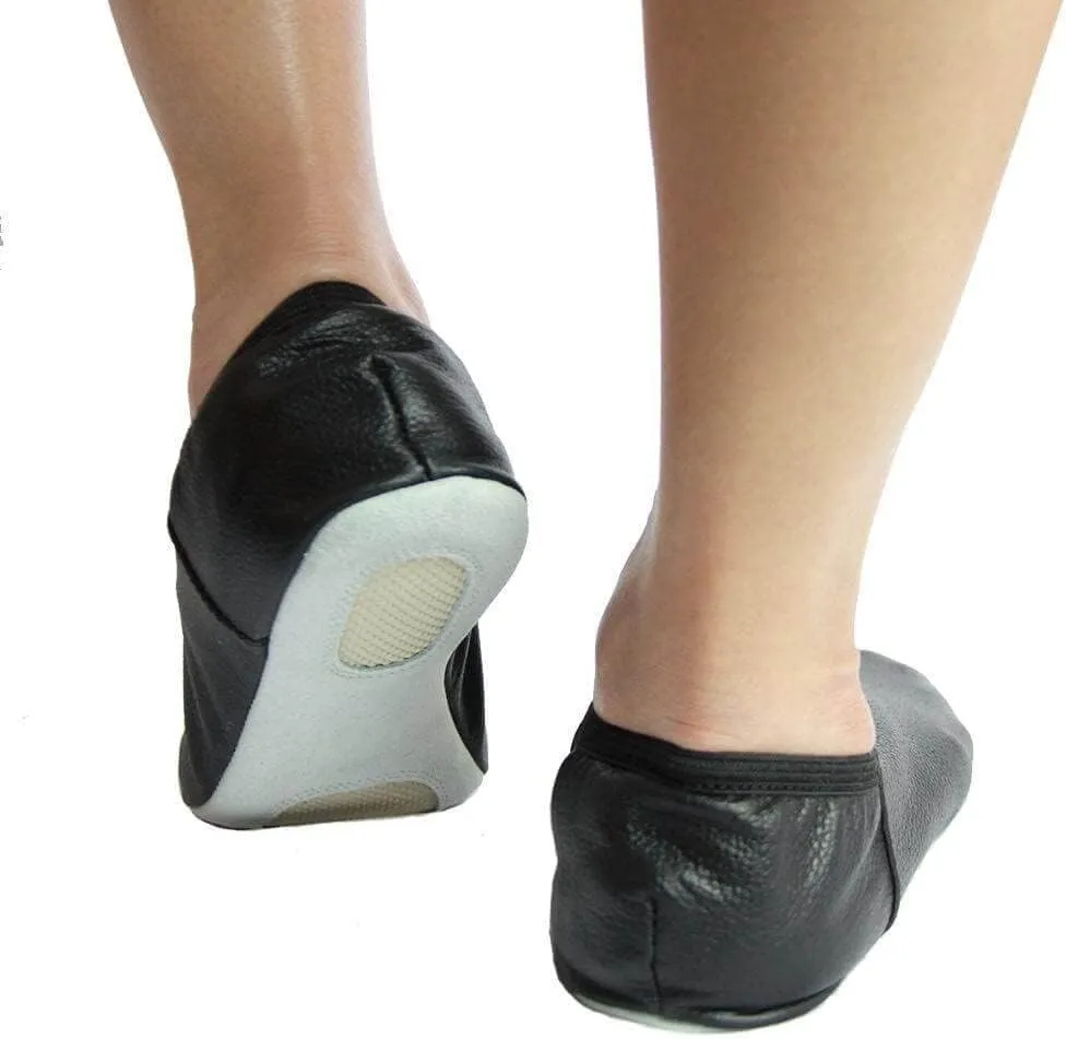 Danzcue Adult Leather Gymnastic Shoes