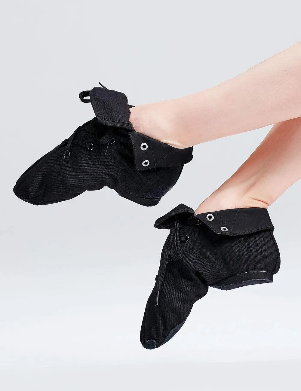 Daydance Lace Up Jazz Boots Ankle Length Dance Shoes for Kids, Girl, Boy, Women, Adult