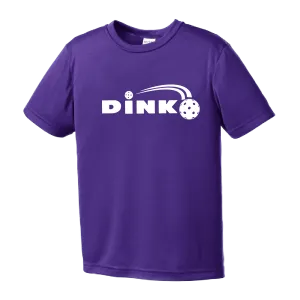 Dink Pickleball | Youth Short Sleeve Athletic Shirt | 100% Polyester