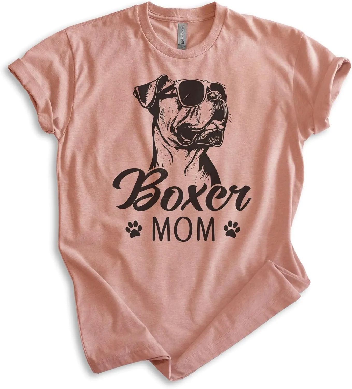 EVERTREE CLOTHING Boxer Mom T-Shirt, Unisex Women's Shirt, Boxer Dog Owner, Best Dog Mom Gift