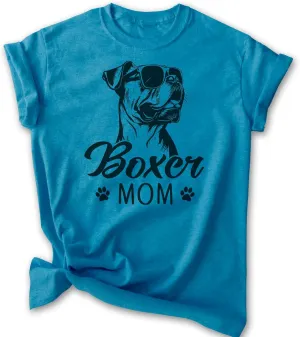 EVERTREE CLOTHING Boxer Mom T-Shirt, Unisex Women's Shirt, Boxer Dog Owner, Best Dog Mom Gift