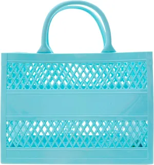 Fashion Big Capacity PVC Shopping Tote Bag Rubber Silicone Beach Bag Go Power Sports Clutch Shoulder Messenger Bags