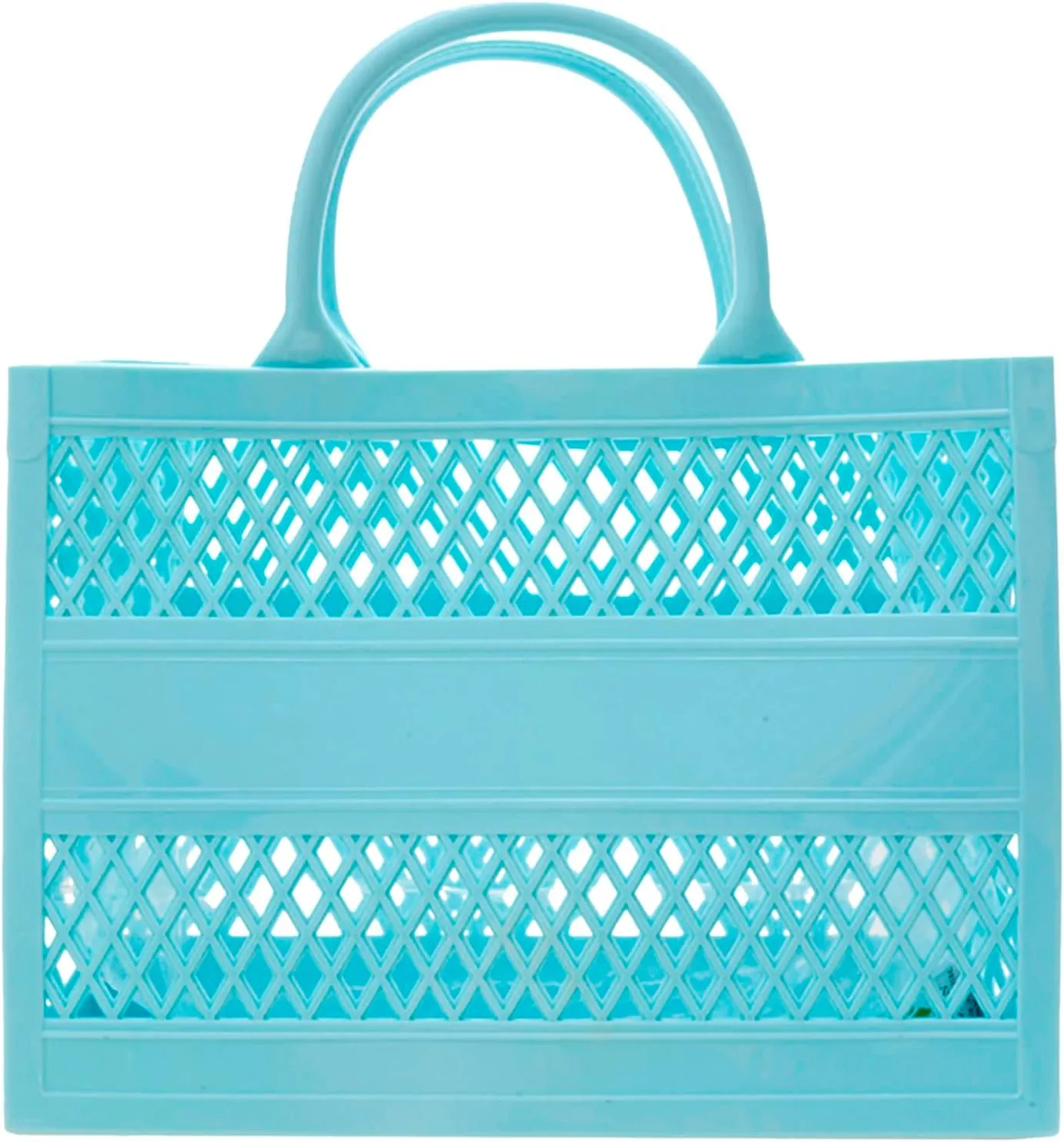 Fashion Big Capacity PVC Shopping Tote Bag Rubber Silicone Beach Bag Go Power Sports Clutch Shoulder Messenger Bags