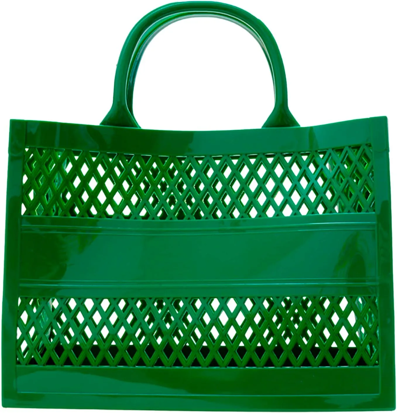 Fashion Big Capacity PVC Shopping Tote Bag Rubber Silicone Beach Bag Go Power Sports Clutch Shoulder Messenger Bags