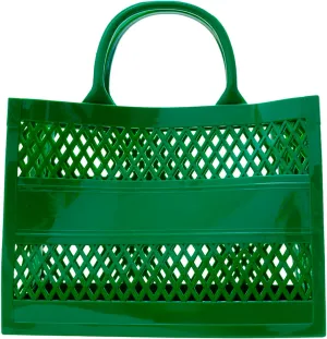 Fashion Big Capacity PVC Shopping Tote Bag Rubber Silicone Beach Bag Go Power Sports Clutch Shoulder Messenger Bags