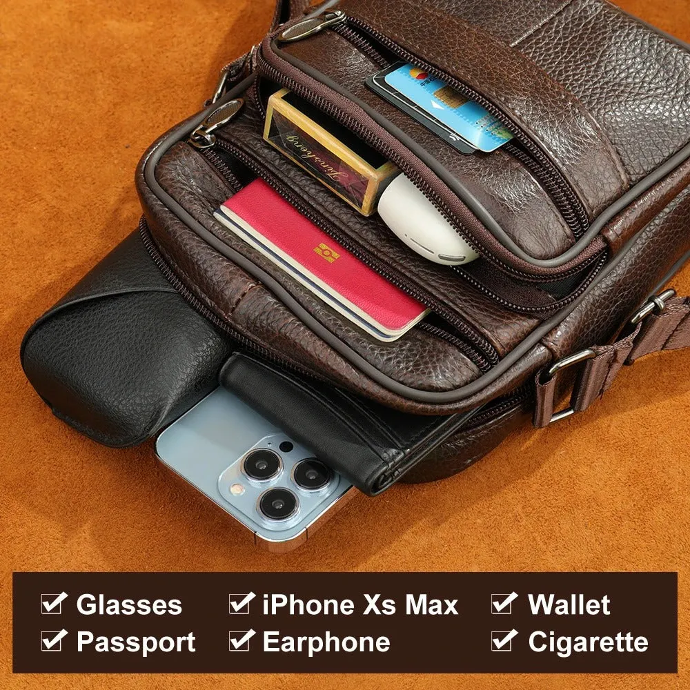 Felix | Comfortable Men Leather Crossbody Bag