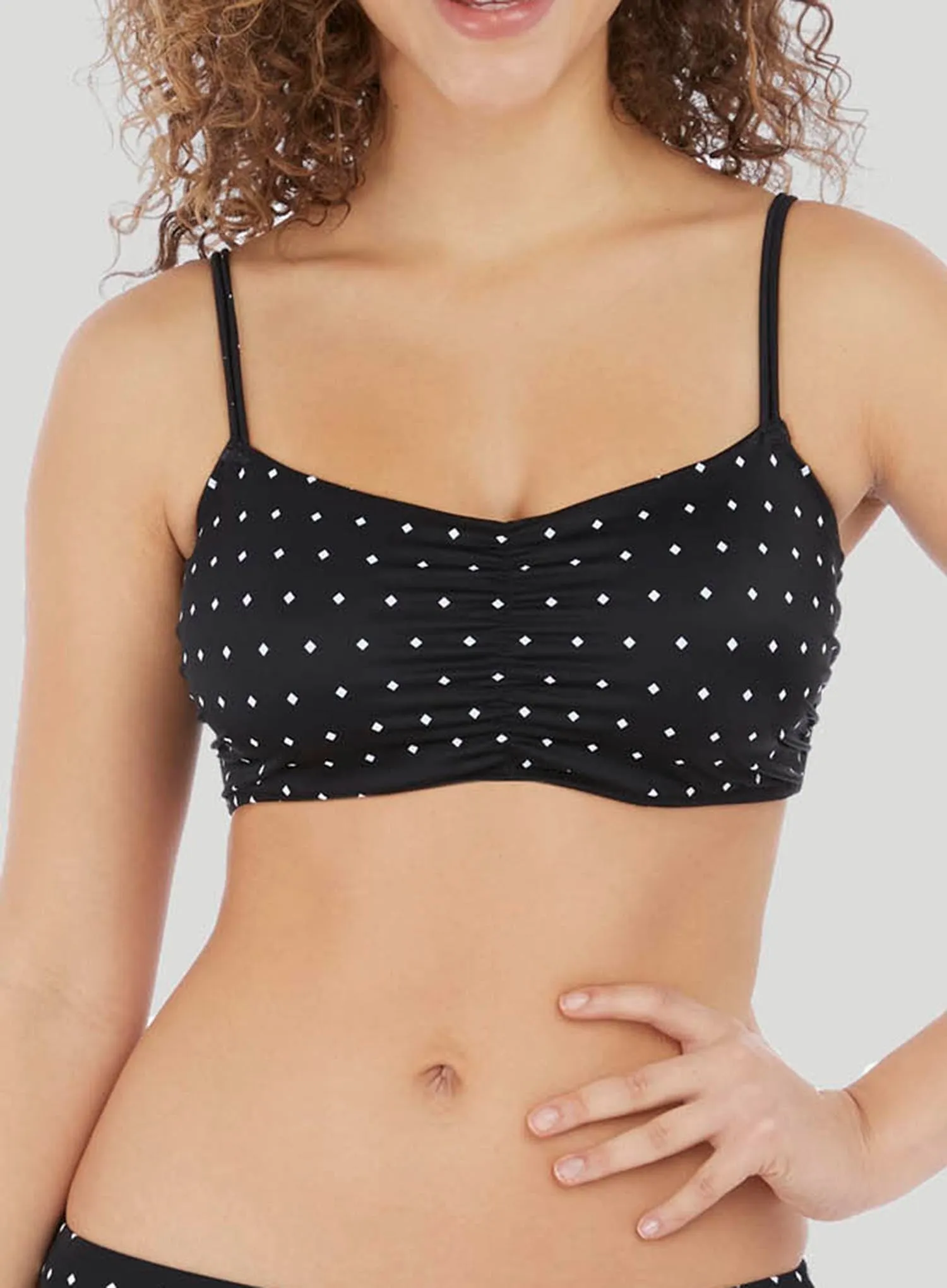 Freya Swimwear: Jewel Cove Bralette Bikini Top Black Diamond