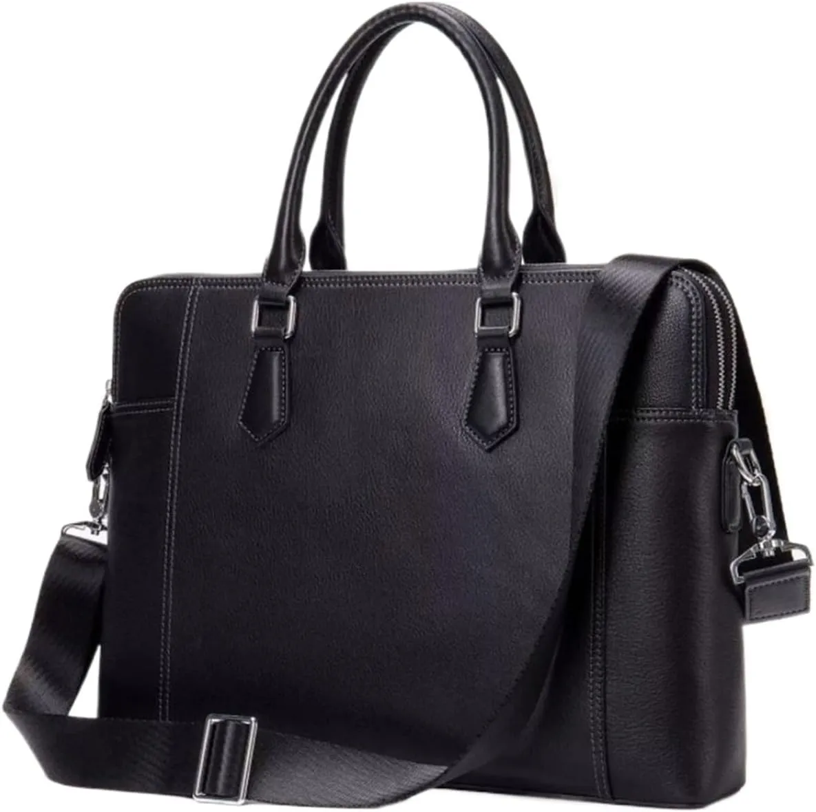 Genuine Leather Messenger Shoulder Bags Mens Crossbody Bags Handbags Business Briefcases Laptop Bags