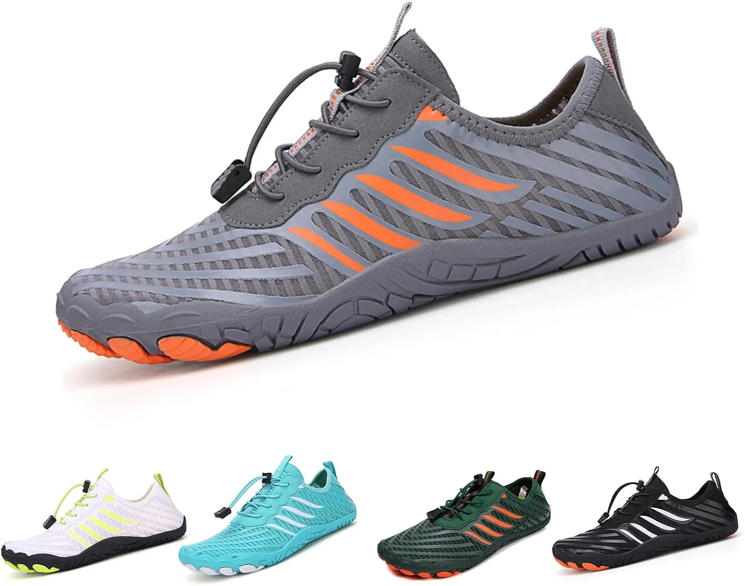 Grounded Barefoot Footwear Shoes for Women Men Pro Barefoot Shoes Non-Slip Wide Toe Hiking Bare Foot Unisex Breathable and Comfortable Athletic Water Shoe Quick-Dry Design for Outdoor Walking