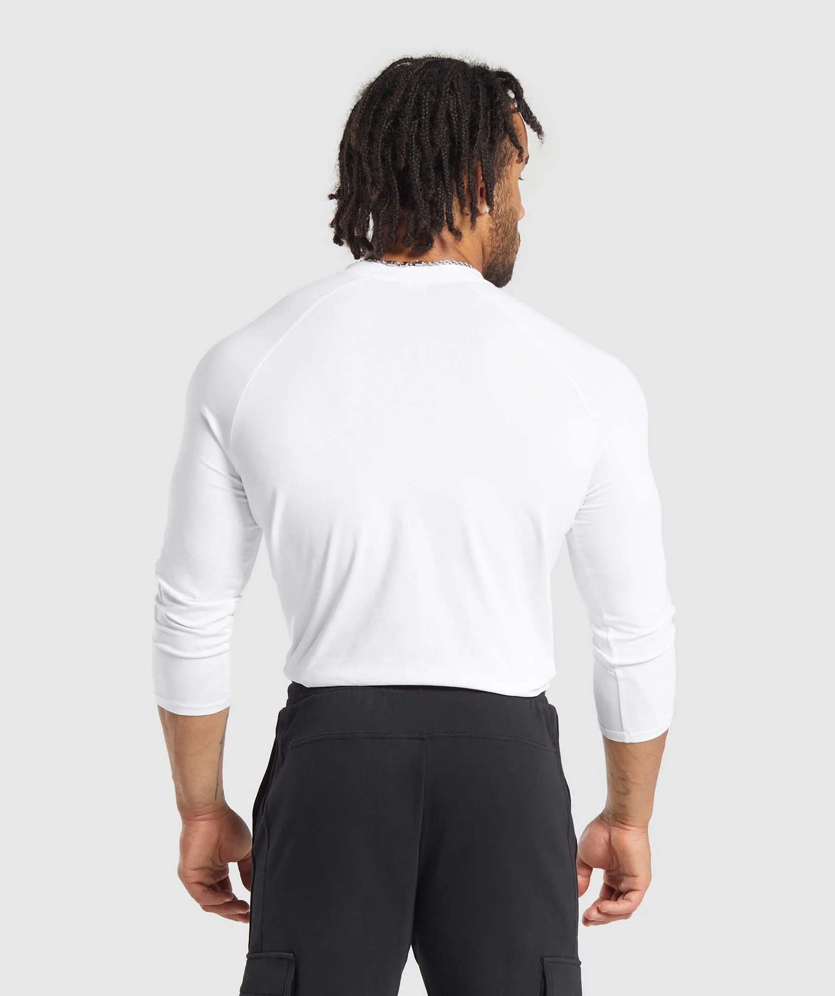 Gymshark Legacy Henley - White