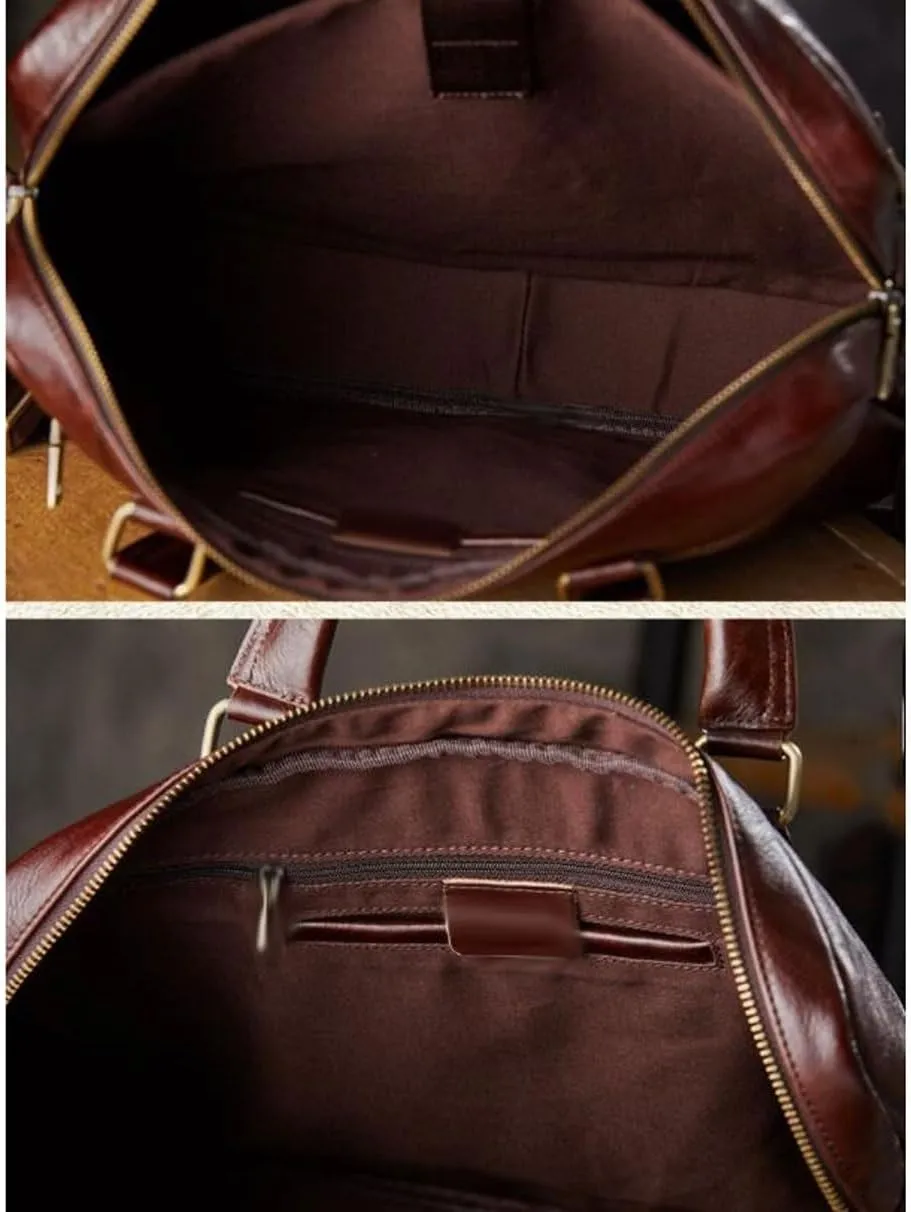 Handbags Mens Messenger Shoulder Bags Genuine Leather Business Briefcases Laptop Bags Computer Bags Crossbody Bags