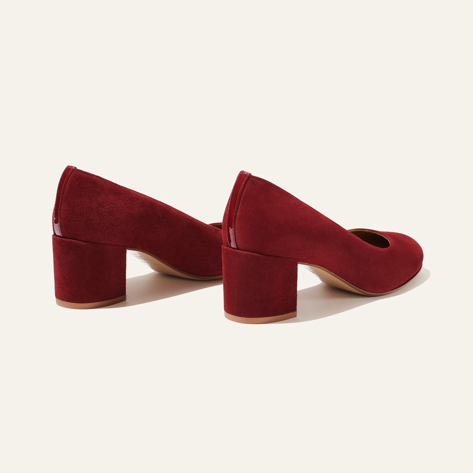 Heel-burgundy