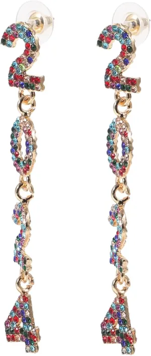 Hemoton Gold Plated Statement Earrings 2024 Fashion Jewelry Boho Jewelry Earrings Decors