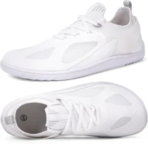 HiGropcore Barefoot Shoes for Men Wide Toe Box Zero Drop Arch Support Minimalist Gym Shoes Fashion Deadlift Cross Training Sneakers