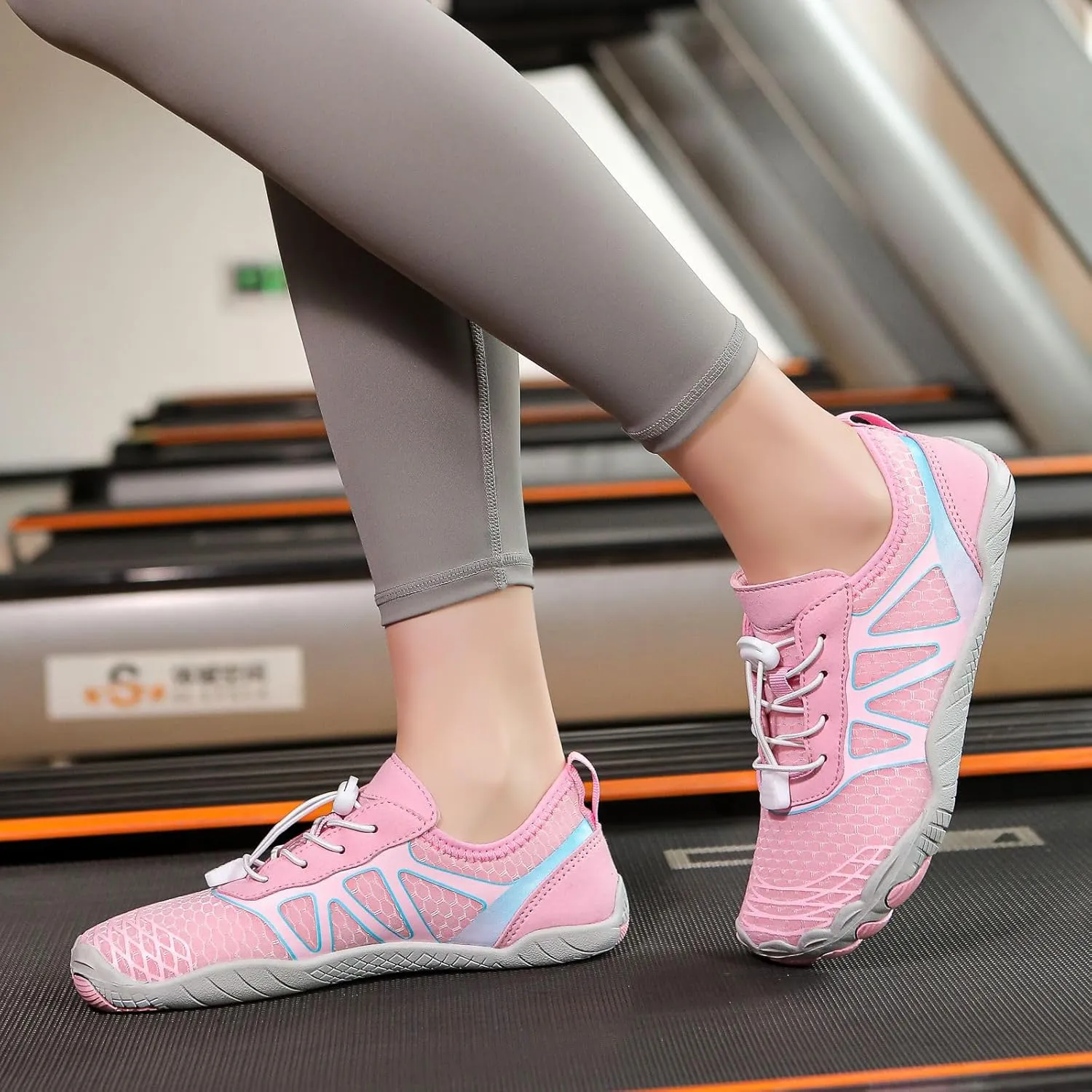 Hike Barefoot Shoes for Men Women Non-Slip Breathable Footwear Barefoot Shoes Wide Toe Box Walking Hiking Shoes Comfortable Athletic Beach Surf Swim Shoes