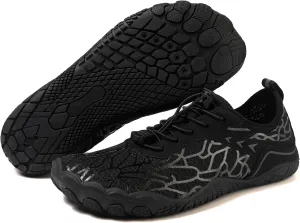 Hike Barefoot Shoes for Women Men Waterproof Trail Running Healthy & Non-Slip Barefoot Shoes Beach Pool Aqua Swim Surf Hiking Walking Footwear with Wide Toe Box