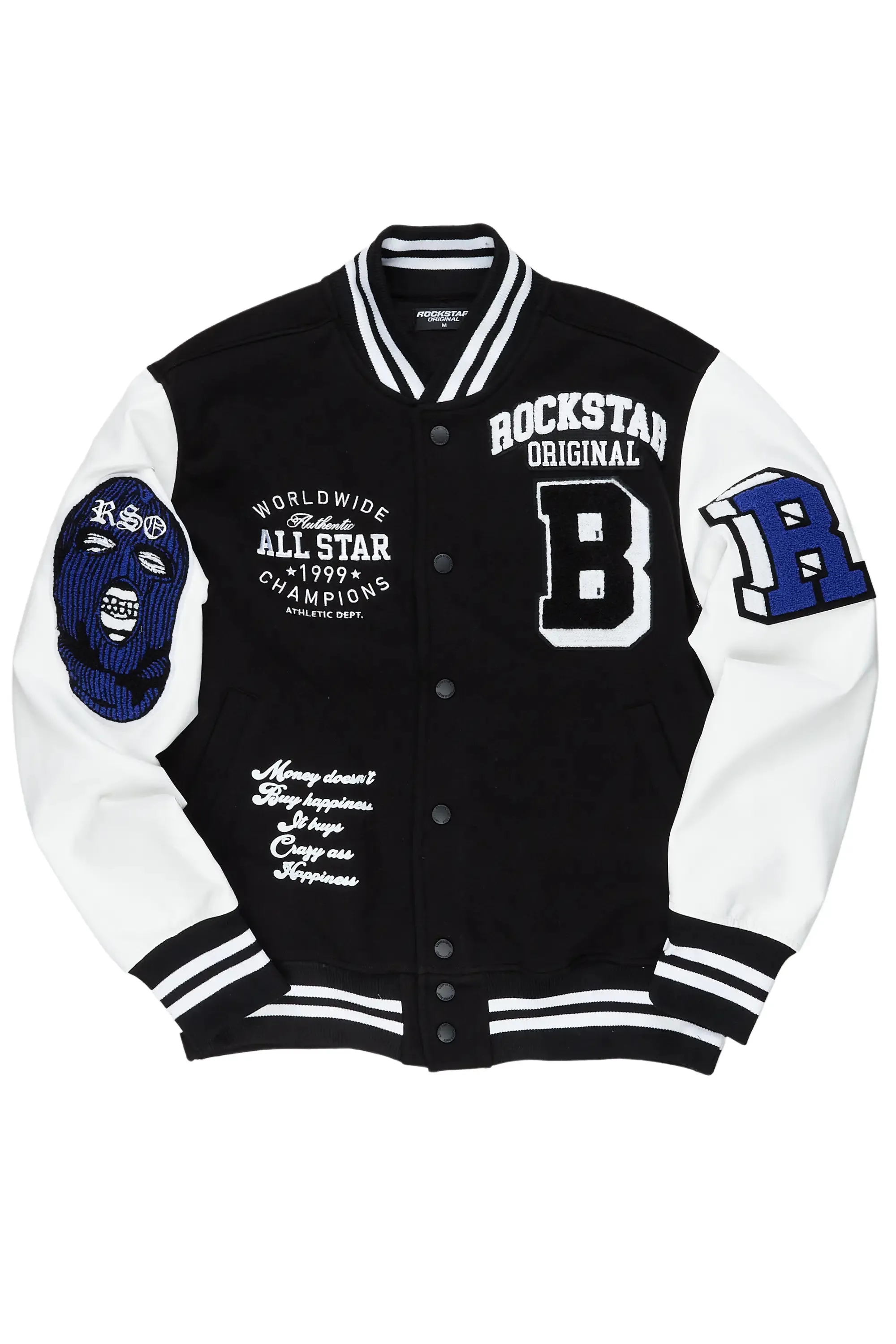 Himiko Black Varsity Jacket