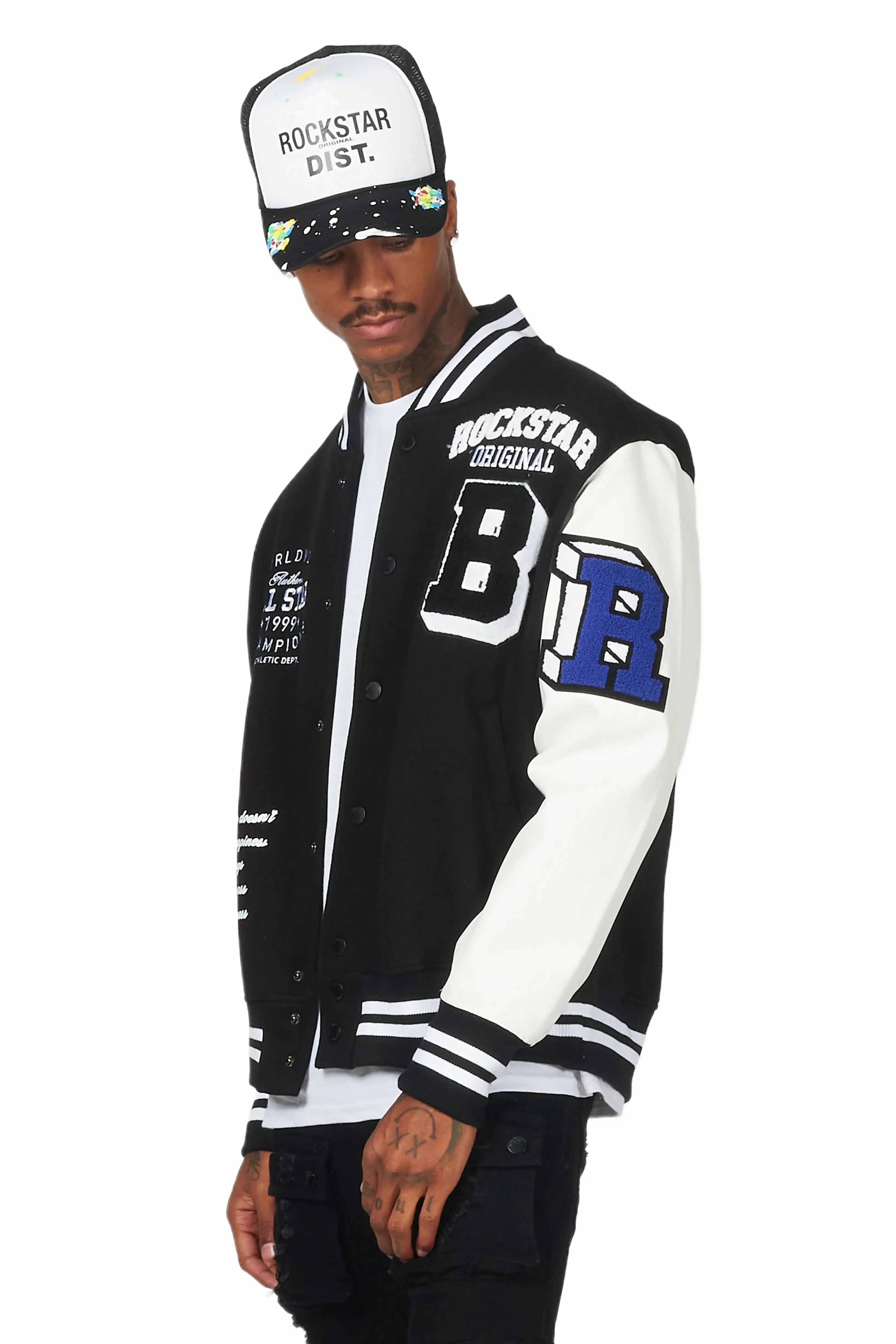 Himiko Black Varsity Jacket