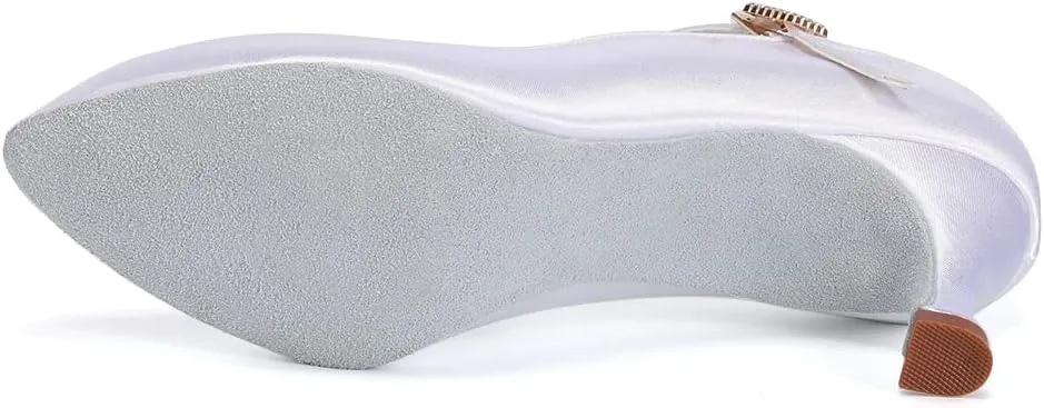 HIPPOSEUS Women's Ballroom Latin Dance Shoes Closed toe Suede sole dance shoes
