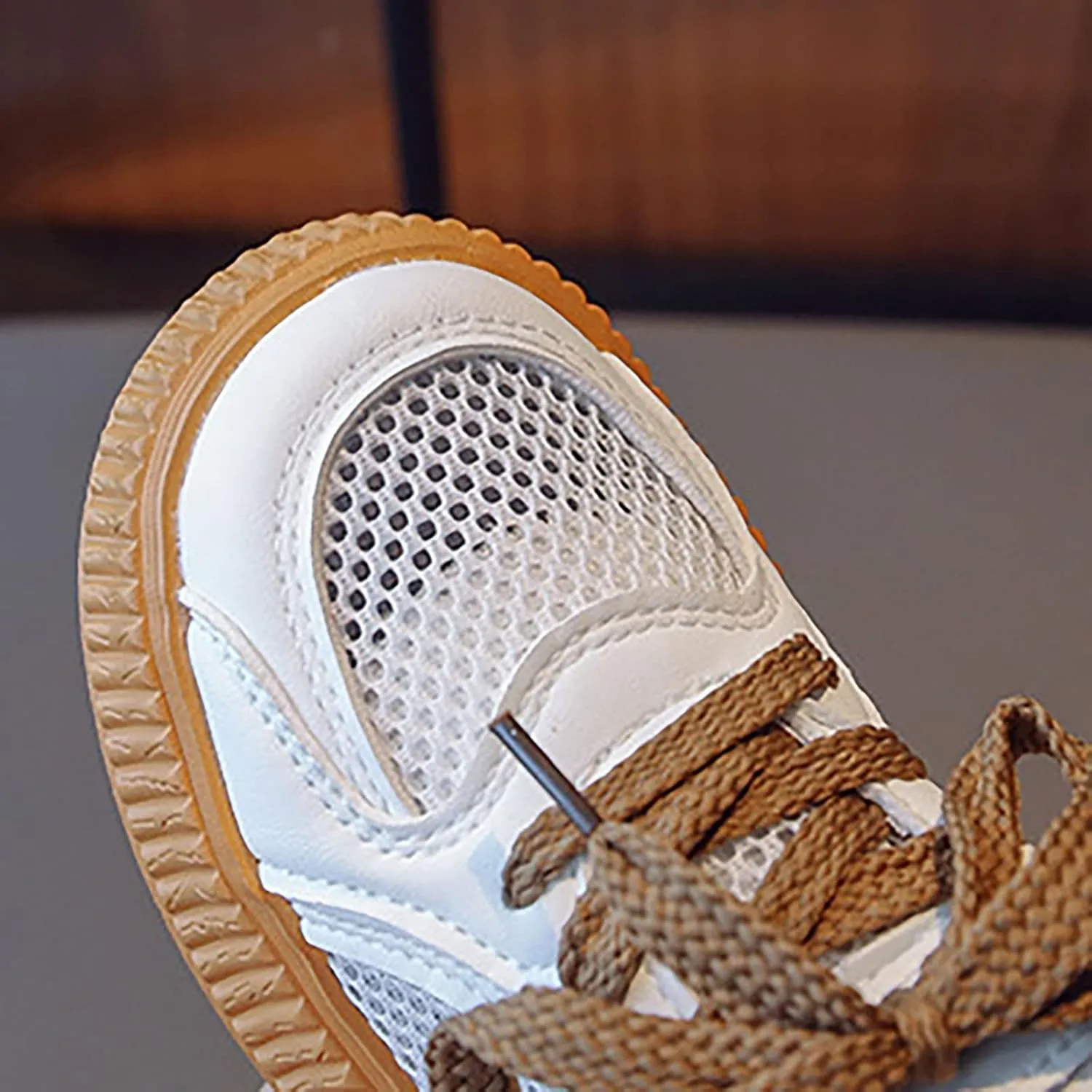 Infant Baby Shoes Girls' Shoes Cookie Sneakers Mesh Shoes Casual Children's Shoes Breathable Solid Tied Canvas Shoes