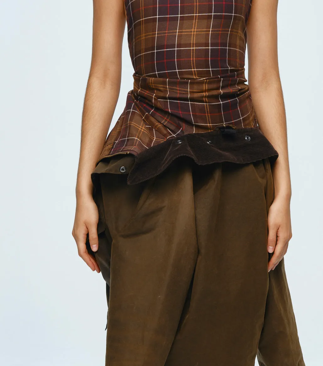 Inside Out Waxed Jacket Dress