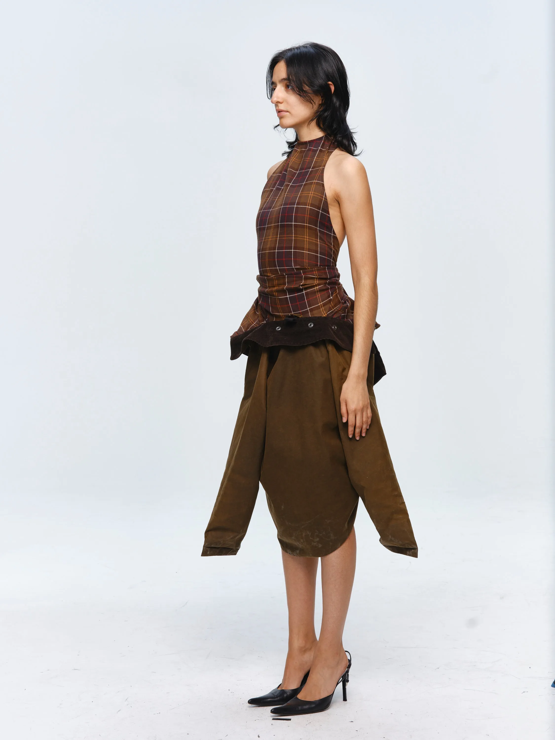 Inside Out Waxed Jacket Dress