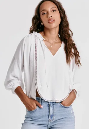 Jayla Lace Seam Blouse