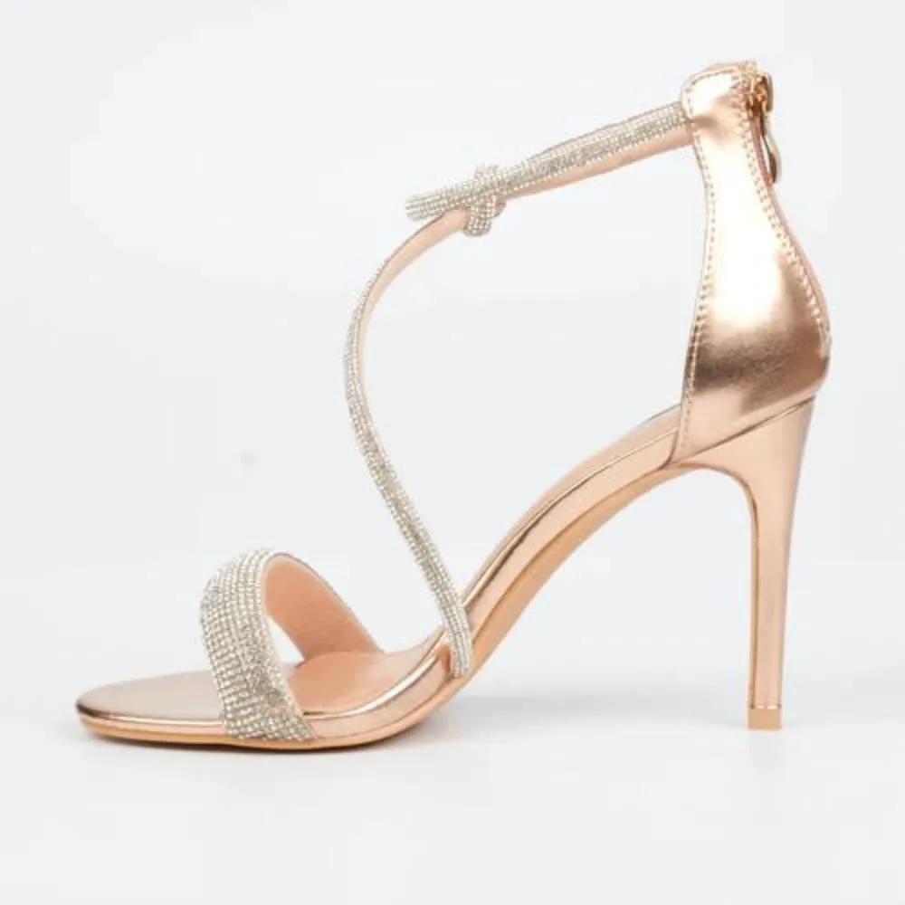 Jazz 3 Rose Gold Heel - Miss Black