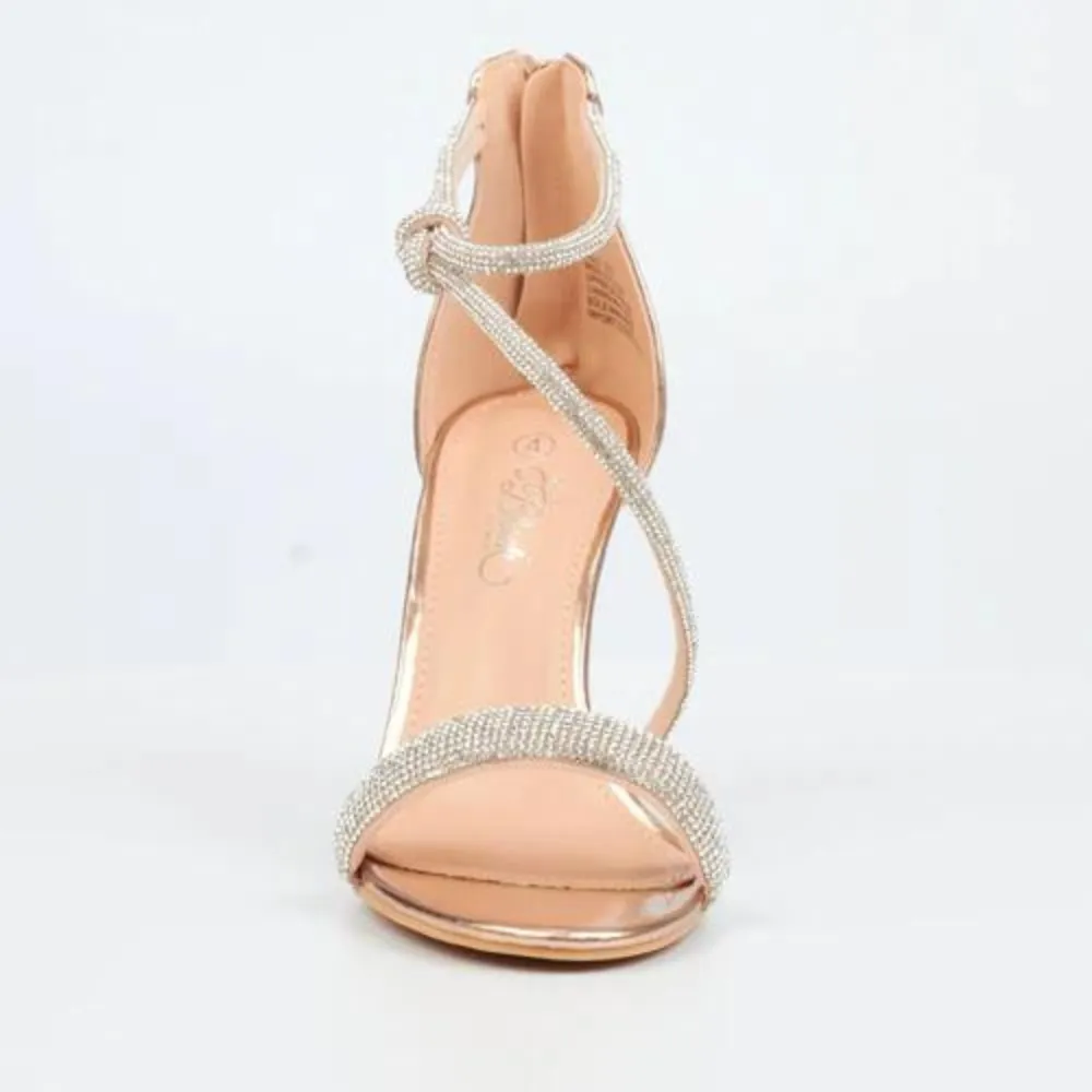 Jazz 3 Rose Gold Heel - Miss Black