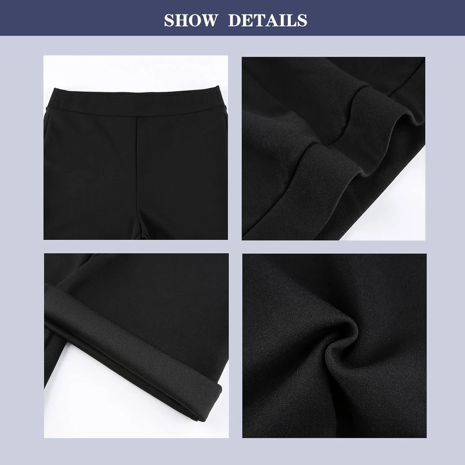 Korean Style Women's Trousers Women's High Waist Wide Leg Pants Women's Flared Pants Casual Pants
