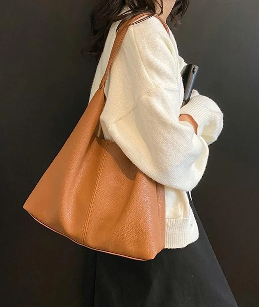 Large Tote Handbags with Crossbody Design for Women, Crafted from Vegan Leather, Including Hobo Purses and Top-handle Bags
